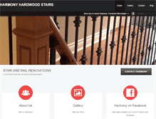 Tablet Screenshot of harmonyhardwood.com